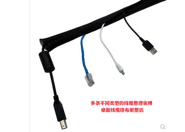 comprar Auto do chicote de fios de cabo que envolve UL rachado Sleeving trançado rachado CSA do tear habilitado fabricação em linha