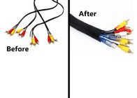 Chicote de fios de cabo Sleeving trançado bonde de USB, prova Sleeving trançada da chama
