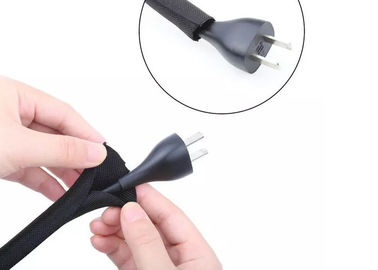 comprar Gancho do animal de estimação rachado do poliéster e fechamento de laço feitos sob encomenda Sleeving trançados expansíveis fabricação em linha