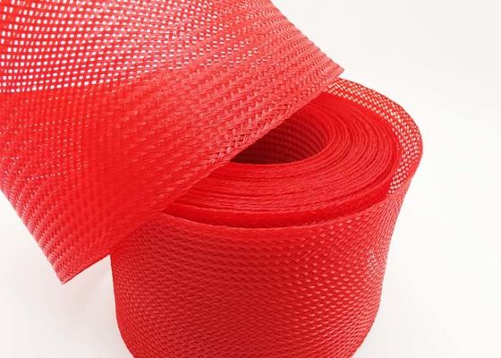 comprar O Velcro liso do ANIMAL DE ESTIMAÇÃO da fita da única camada trançou o vermelho da luva do fio com zíper fabricação em linha