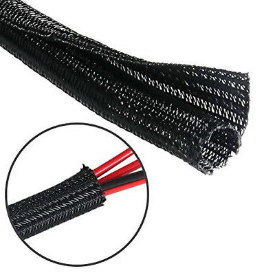 comprar Coberta flexível do gancho de nylon da luva do cabo de Velcro e do fio trançado do laço fabricação em linha