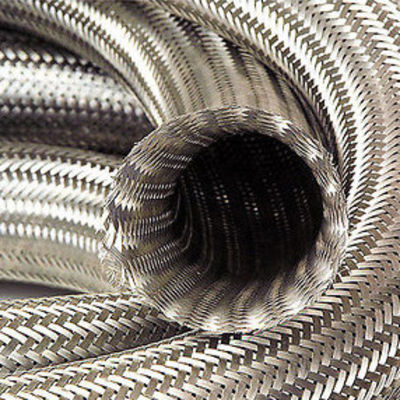 comprar Resistente elástico Sleeving trançado de aço inoxidável da largura durável de 50mm fabricação em linha