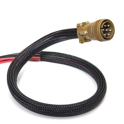 comprar Sleeving trançado expansível de nylon trançado resistente da luva de nylon da abrasão fabricação em linha