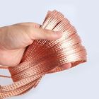 Resistência de abrasão de EMI Shielding Copper Braided Sleeving da proteção do cabo