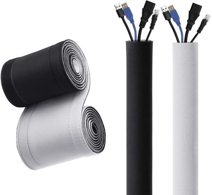 comprar Coberta flexível do fio trançado da luva do cabo de Velcro do neopreno da gestão fabricação em linha