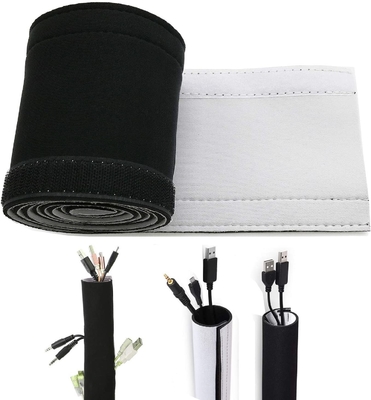 comprar luva do cabo de Velcro do neopreno da largura de 110mm suportável para a proteção do cabo fabricação em linha