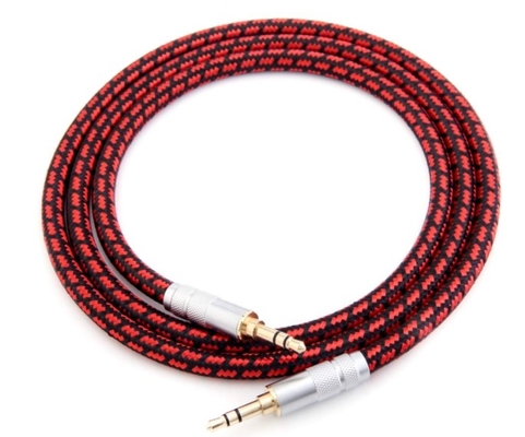 comprar da luva vermelha lisa do cabo do algodão da suspensão de 50mm Sleeving trançado de expansão fabricação em linha