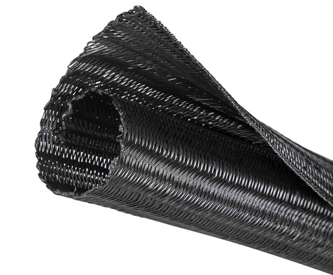 comprar auto do poliéster de 50mm que envolve chama Sleeving trançada rachada - retardador fabricação em linha
