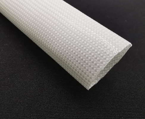comprar Sleeving resistente ao calor da fibra de vidro do HTG da luva 600c do fio da eletrônica 50mm fabricação em linha