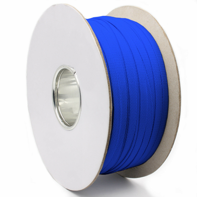comprar Rede de arame de néon Sleeving trançada expansível do azul 1-100mm do ANIMAL DE ESTIMAÇÃO flexível do cabo fabricação em linha