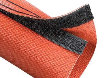 O halogênio trançado de fecho automático de Velcro do envoltório automotivo colorido do fio livra
