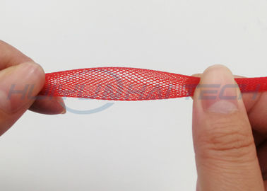 ANIMAL DE ESTIMAÇÃO expansível Sleeving trançado bonde da multi cor do teste padrão para a proteção do cabo