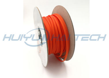 Sleeving trançado de alta temperatura da cor vermelha para a proteção do chicote de fios do fio/mangueira/cabo