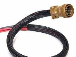 Cor dourada resistente de alta temperatura Sleeving trançada expansível do monofilamento do AUGE